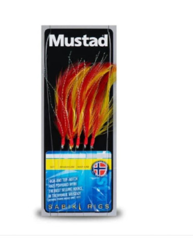 Sabiki MUSTAD Rig Rojo Amarillo 33