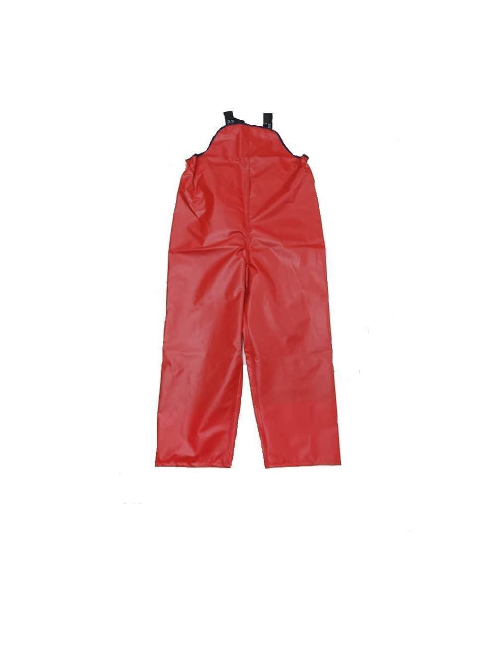 Pantalón peto GALICIA MARITIMA Gavina con tirantes impermeable reforzado en color rojo