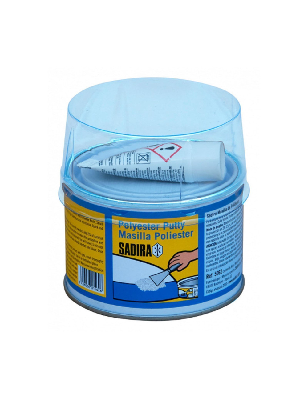 Masilla de poliester SADIRA Putty con catalizador