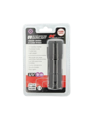 Linterna KALI KUNNAN UV Dark Light 9 Leds