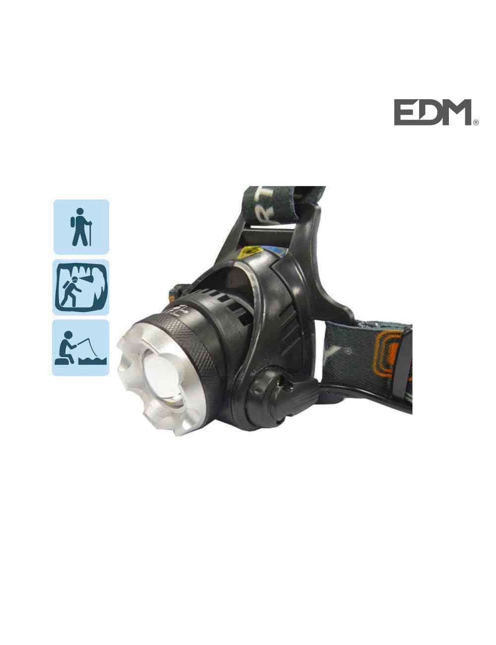 LINTERNA de Cabeza EDM 1 SUPER LED 10W