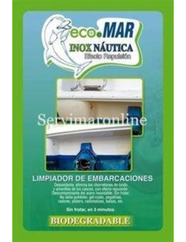 Limpiador ECOMAR Inox Náutica para manchas amarillas