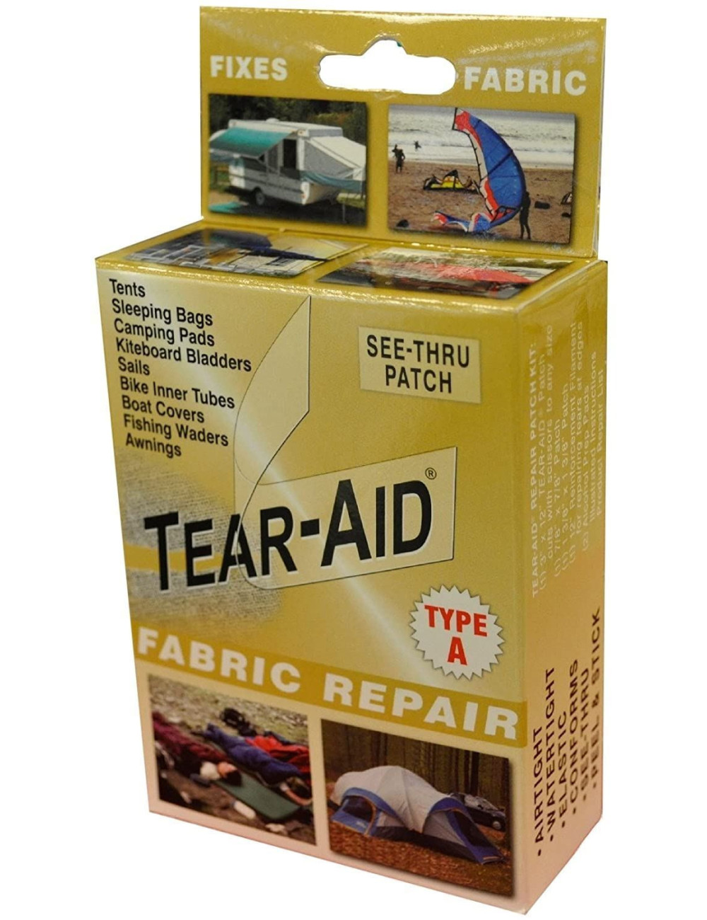 Kit Tear-Aid tipo A Reparación de tela