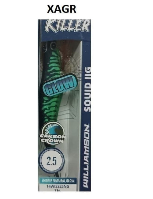 Jibionera WILLIAMSON Squid Jig KILLER plomada NATURAL