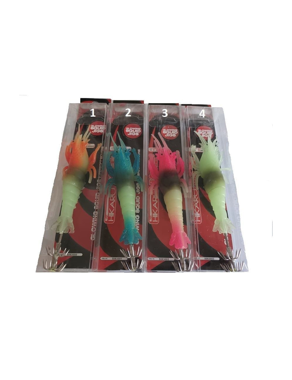 jibionera HIKARU Glowing Squid Jigs camarón 20 g