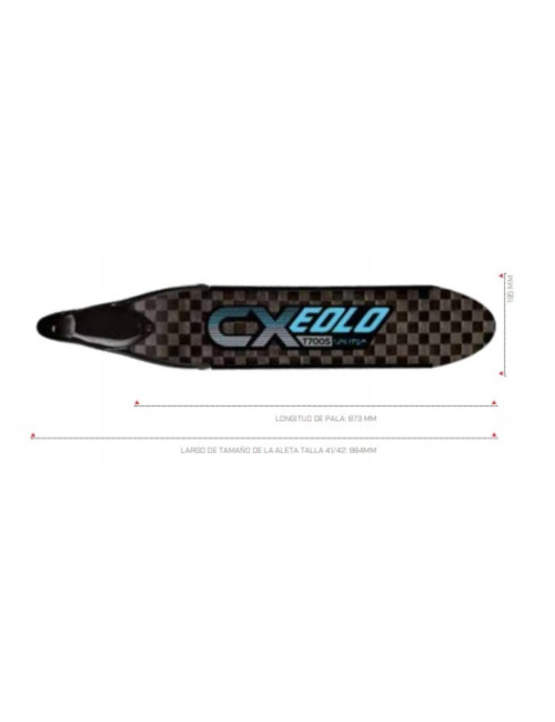 SPETTON Aletas C4 CX EOLO Spearfisher T700 Performance Carbon Zapato Quattro