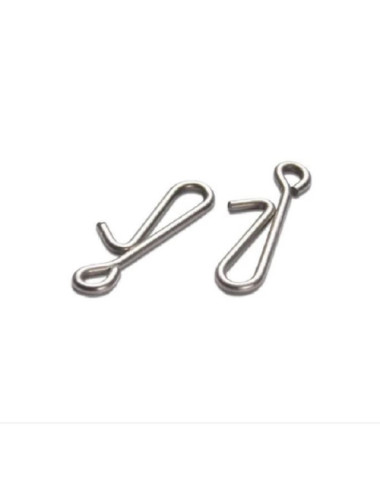 Enlace Rápido MUSTAD Lead Quick Link with bait Clip con pinza de cebo 10 unidades