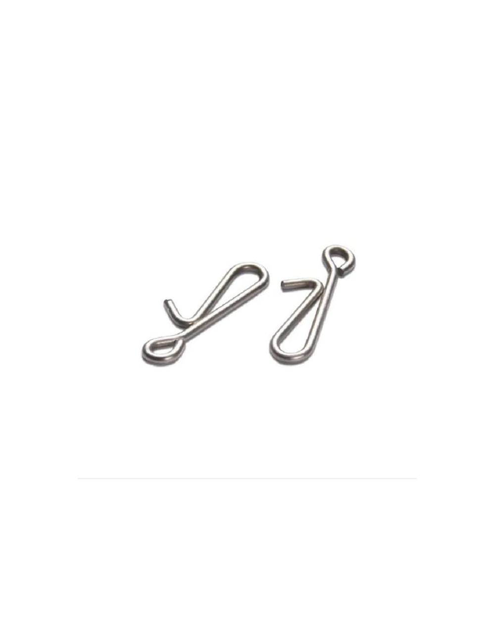 Enlace Rápido MUSTAD Lead Quick Link with bait Clip con pinza de cebo 10 unidades