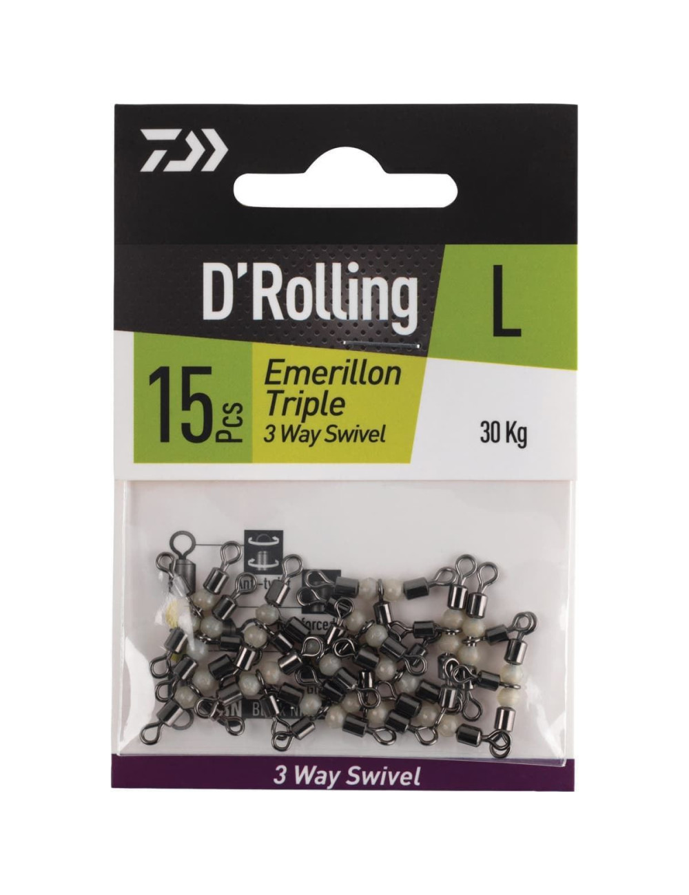 Emerillón DAIWA Triple 3 Way Swivel D´Rolling