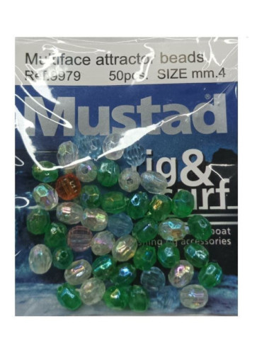 Cuentas MUSTAD Multicolor 4mm 50 piezas