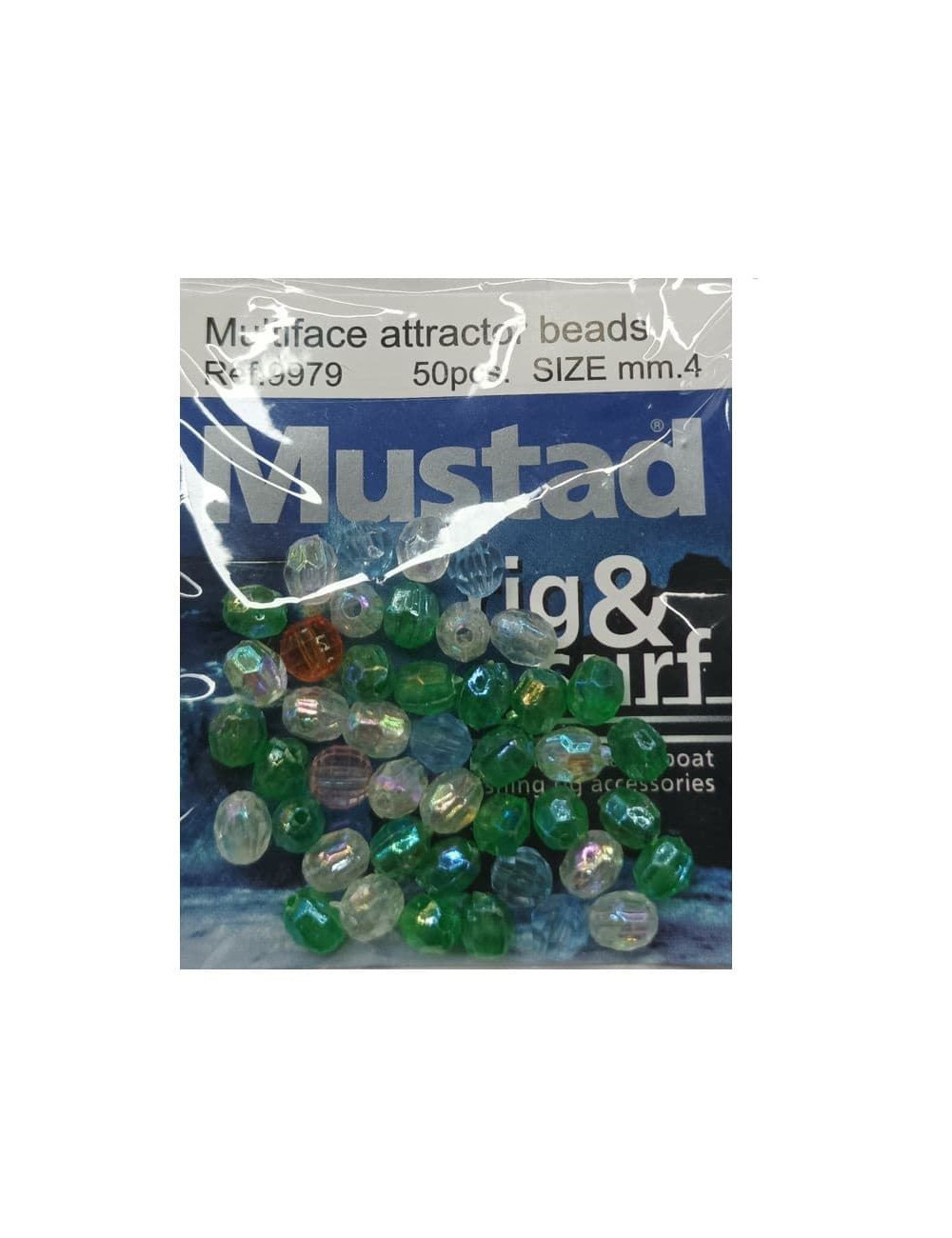 Cuentas MUSTAD Multicolor 4mm 50 piezas