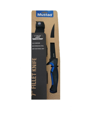 Cuchillo de pesca MUSTAD Fillet Knife 7¨para filetear peces pequeños