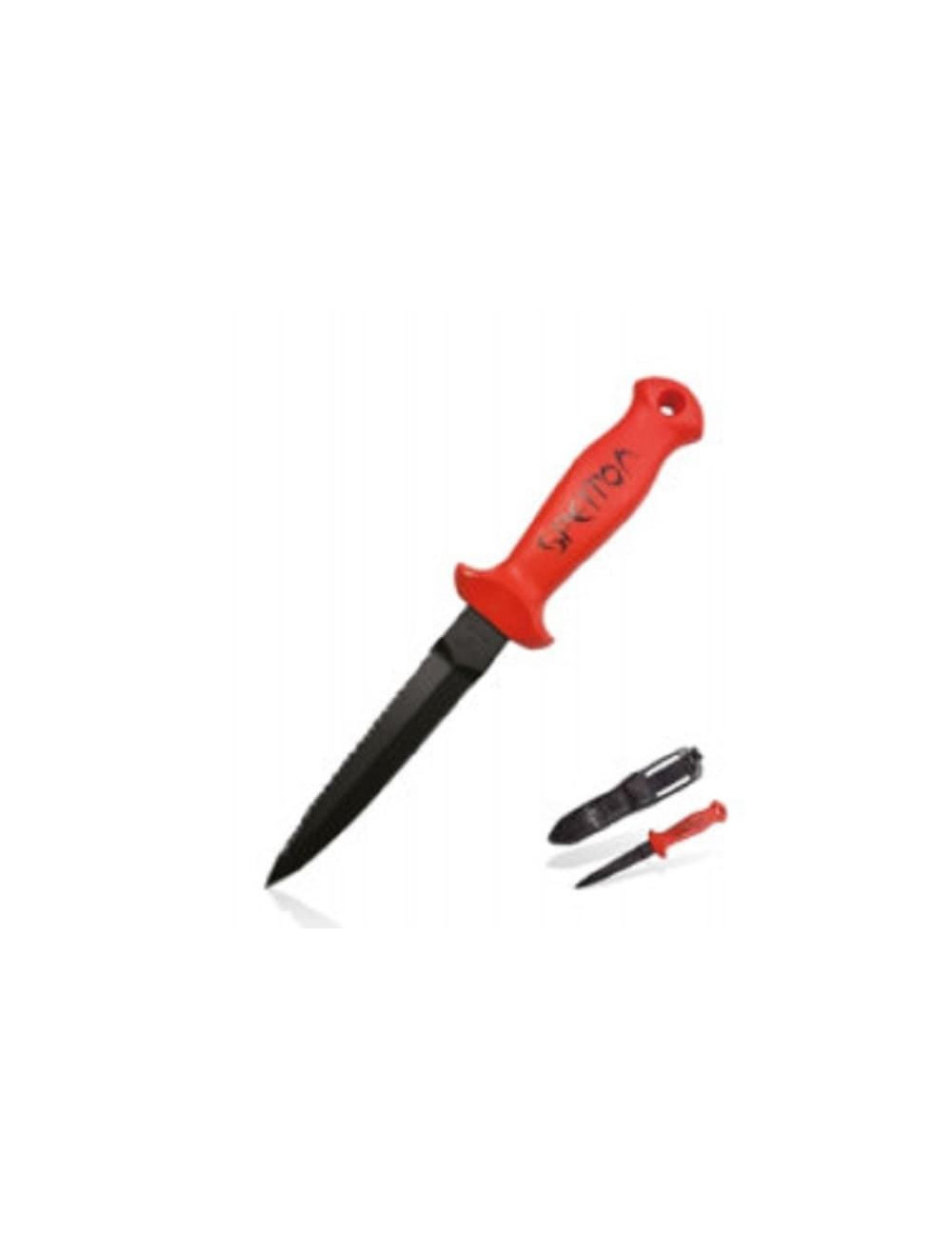 Cuchillo de Buceo SPETTON Estilete Medium Red