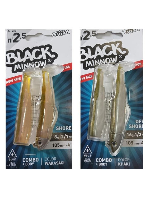 Combo BLACK MINNOW Off Shore nº 2,5