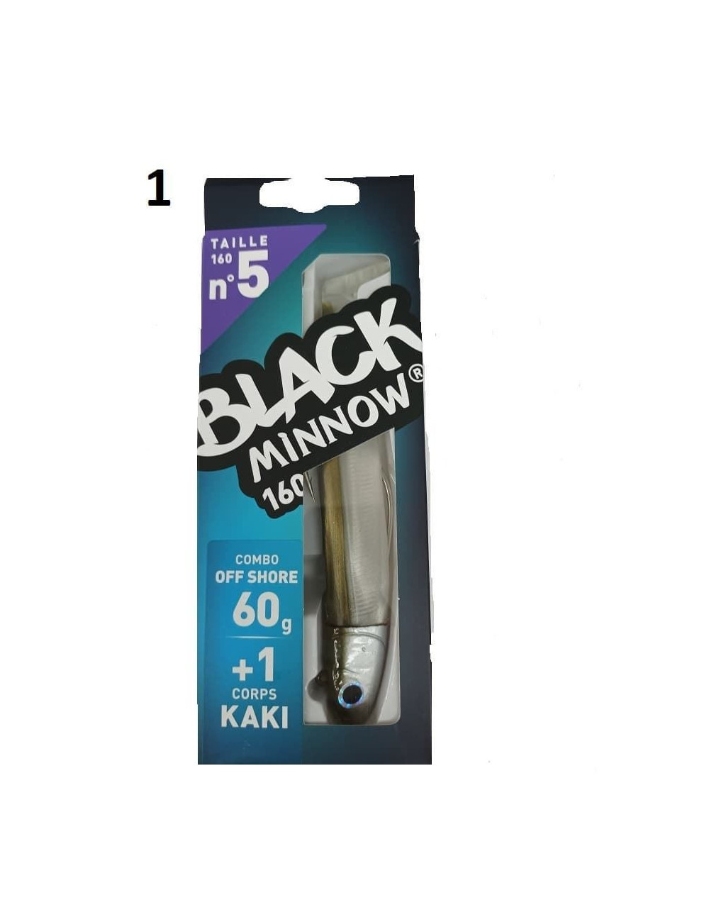 Combo BLACK MINNOW Nº5 Off Shore