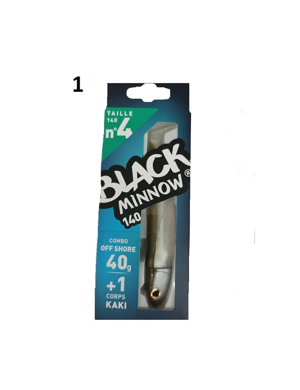 Combo BLACK MINNOW Nº4 Off Shore