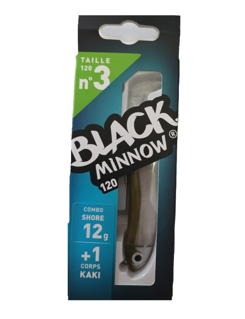 Combo BLACK MINNOW Nº3 Shore 12 G