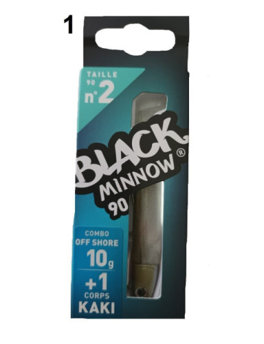 Combo BLACK MINNOW Nº2 Off Shore 10 G