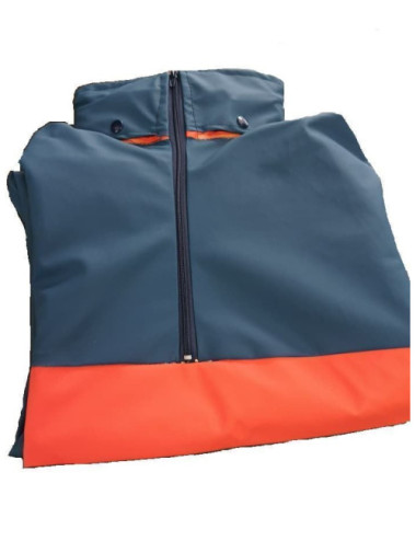 Chaqueta impermeable GALICIA MARITIMA cerrada CANGURO bicolor