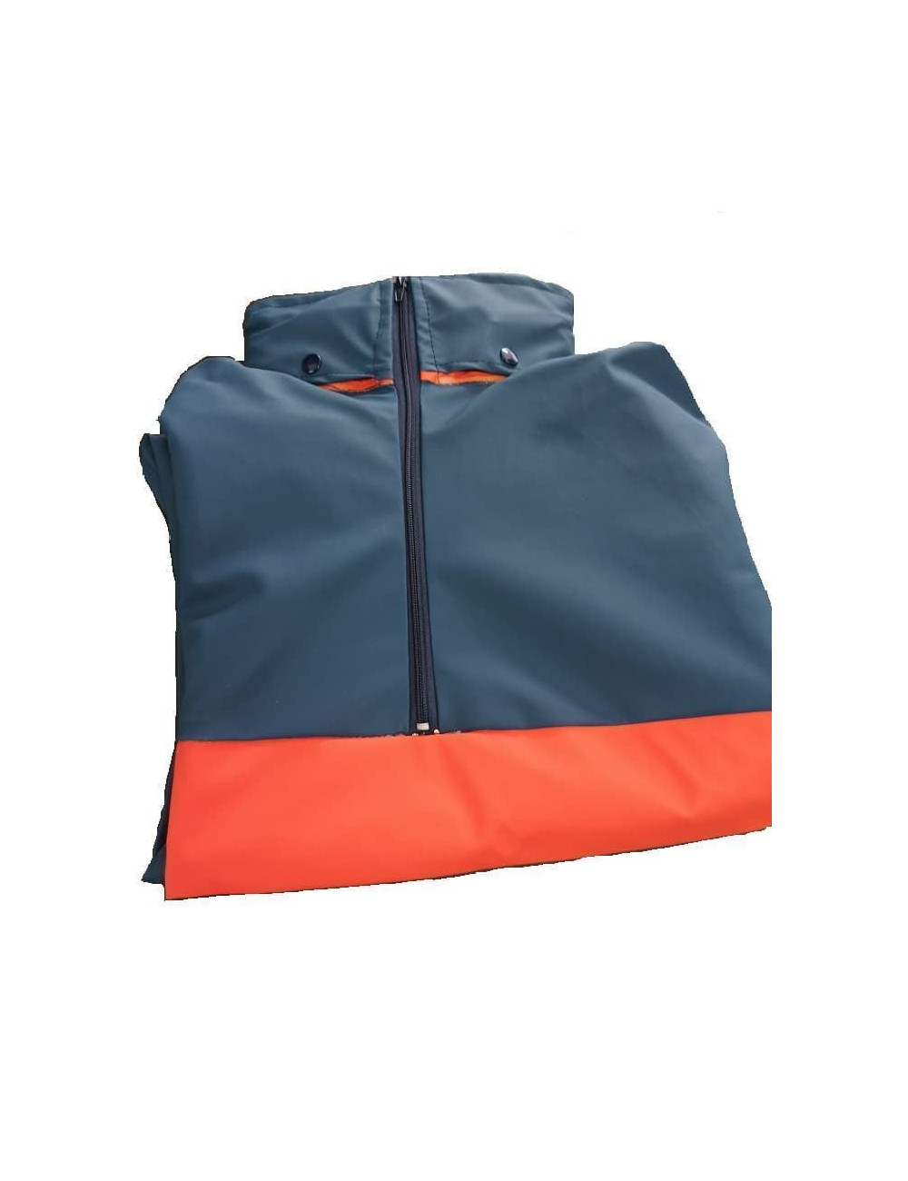 Chaqueta impermeable GALICIA MARITIMA cerrada CANGURO bicolor