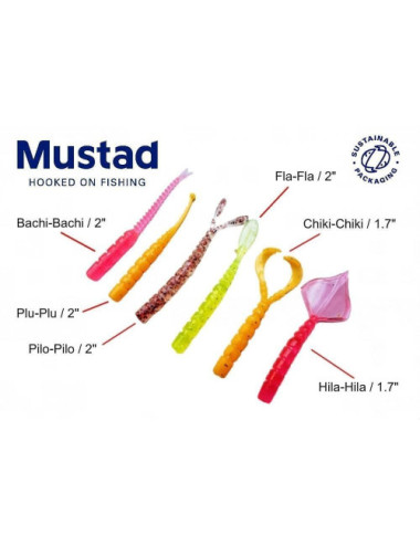 Cebo artificial MUSTAD Micro Finesse PLU-PLU Ball Tail