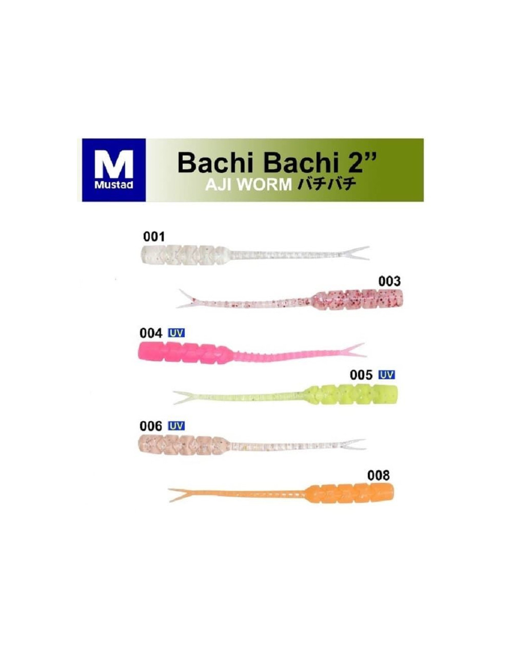 Cebo artificial MUSTAD Micro Finesse BACHI-BACHI Hellgrammite Tail