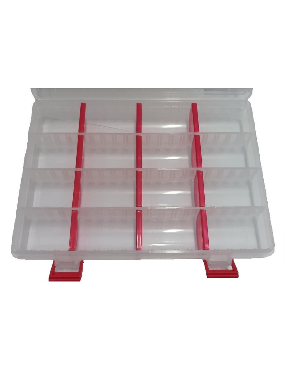 Caja de plástico HART M4300A para accesorios de pesca con compartimentos