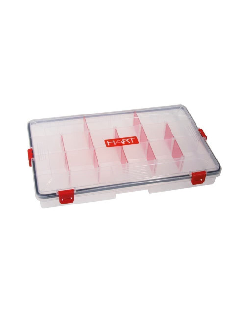 Caja de plástico estanca HART M6300 para accesorios de pesca