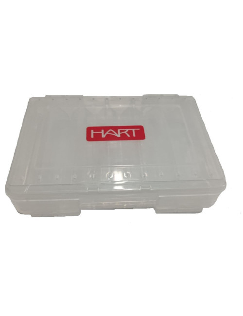 Caja de plástico Doble cara HART DF-5 con 12 compartimentos