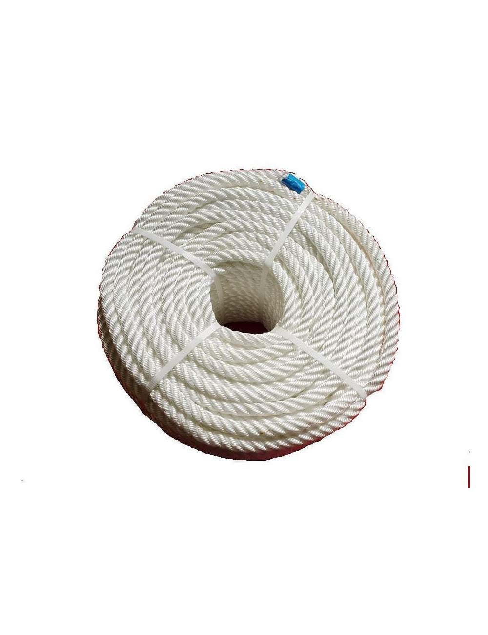 Cabo nylon torcido bobina 100 metros de 8 a 16mm