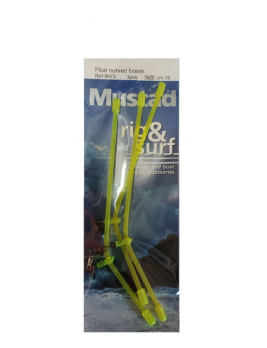 Boom MUSTAD Curvo Fluorescente