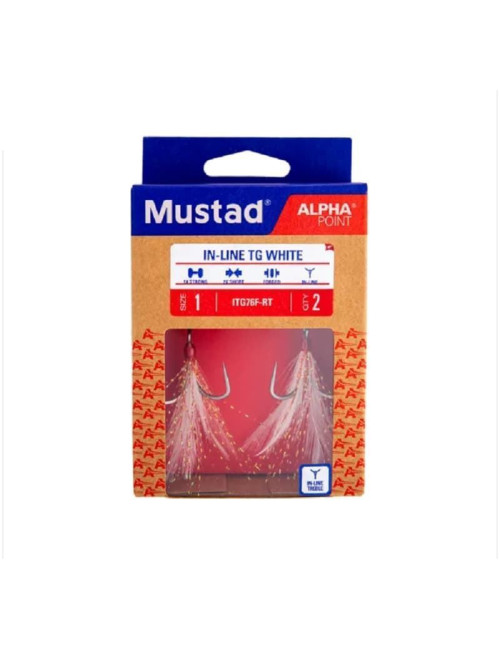 Anzuelos triples MUSTAD ITG76F 2 unidades