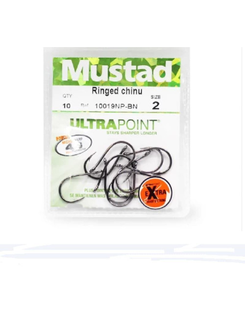 Anzuelo MUSTAD Chinu Anillado UltraPoint 10019NP