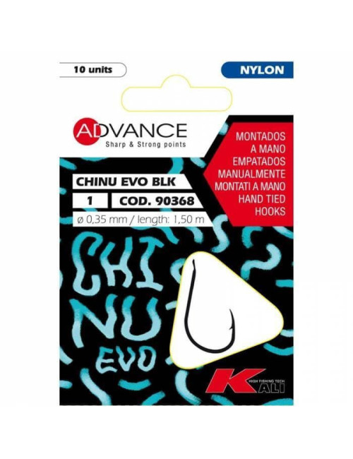 Anzuelo montado KALI KUNNAN Advance Chinu EVO BLK