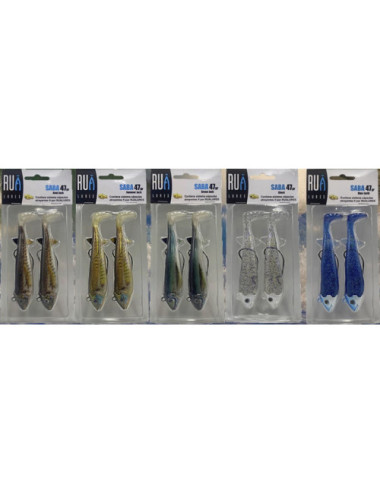 Señuelo RUA LURES Vinilo SABA 47 gr 125 mm