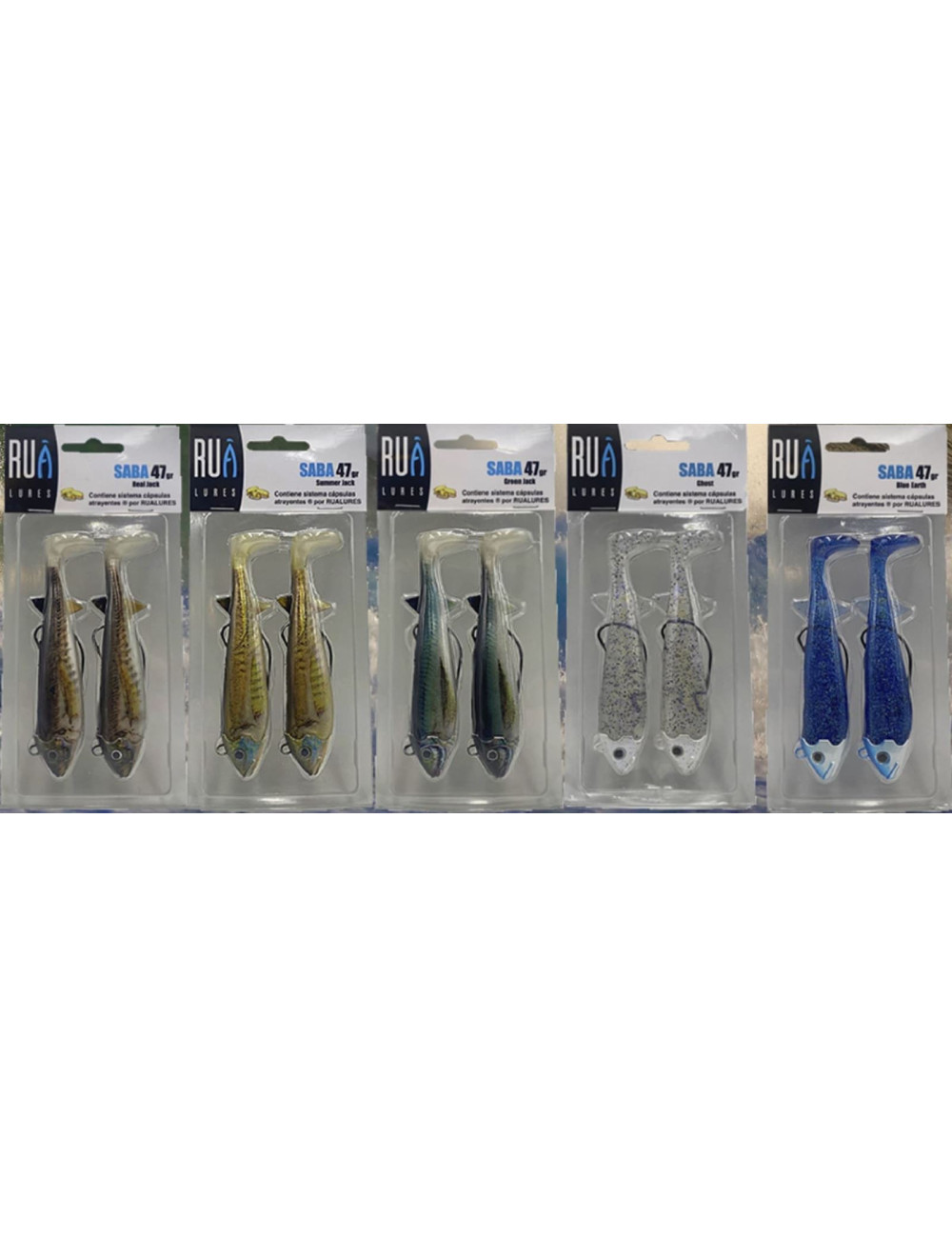 Señuelo RUA LURES Vinilo SABA 47 gr 125 mm