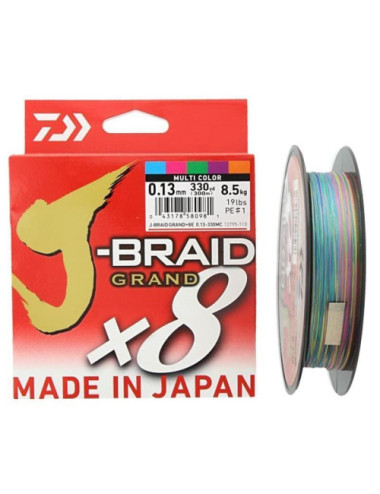 Sedal Trenzado DAIWA  J-Braid Grand X8 multicolor