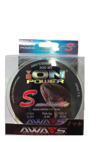 Sedal AWAVS ION Power SMISSILE Special Spectra Fluo Nylon 300 m