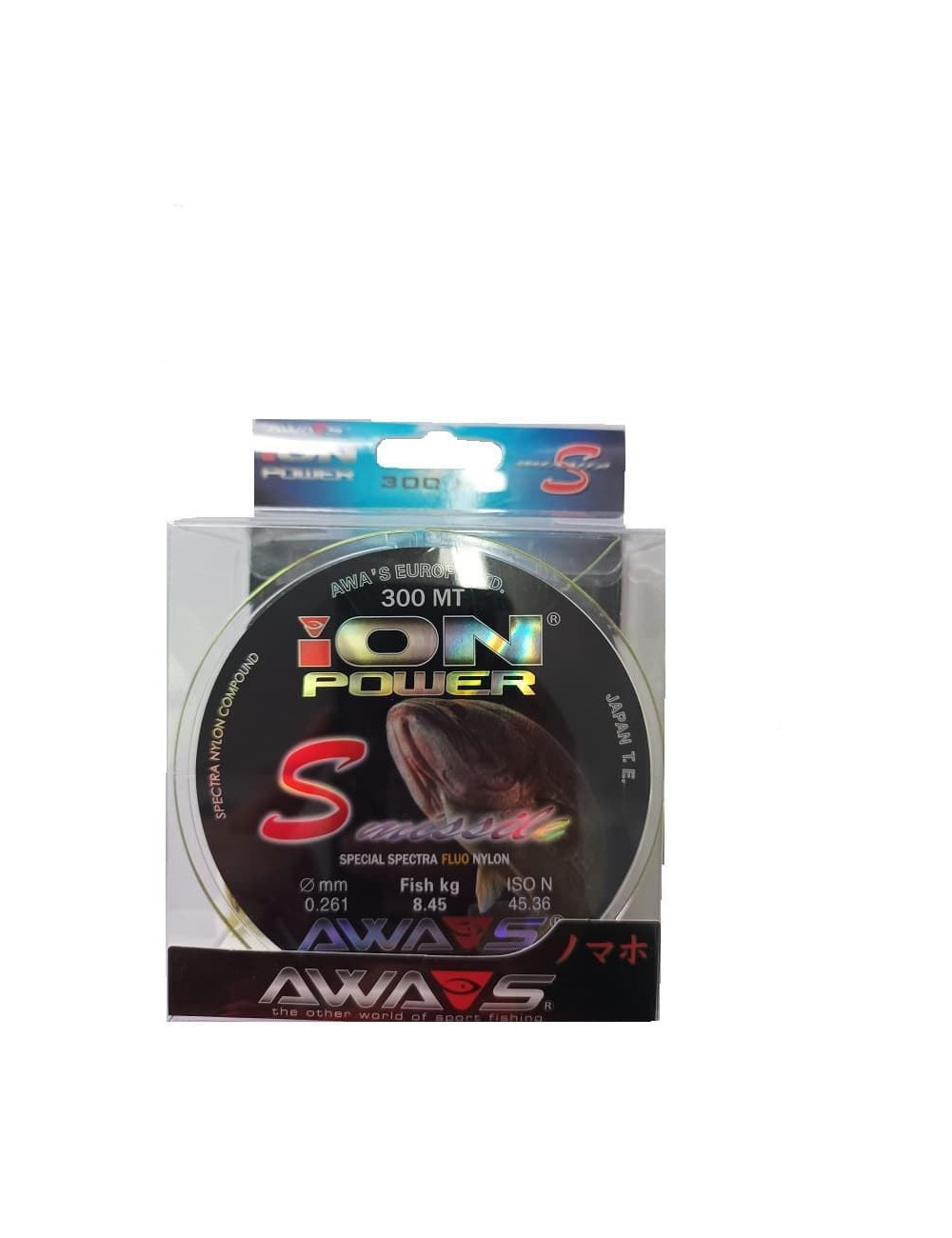 Sedal AWAVS ION Power SMISSILE Special Spectra Fluo Nylon 300 m